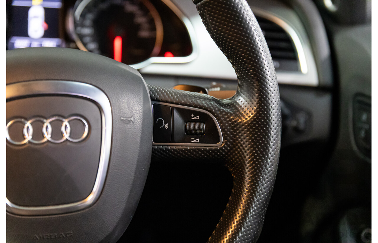 05/2011 Audi A5 Sportback 3.0 TDI Quattro (AWD) 8T MY11 5d Hatchback Ibis White Turbo Diesel V6 3.0L