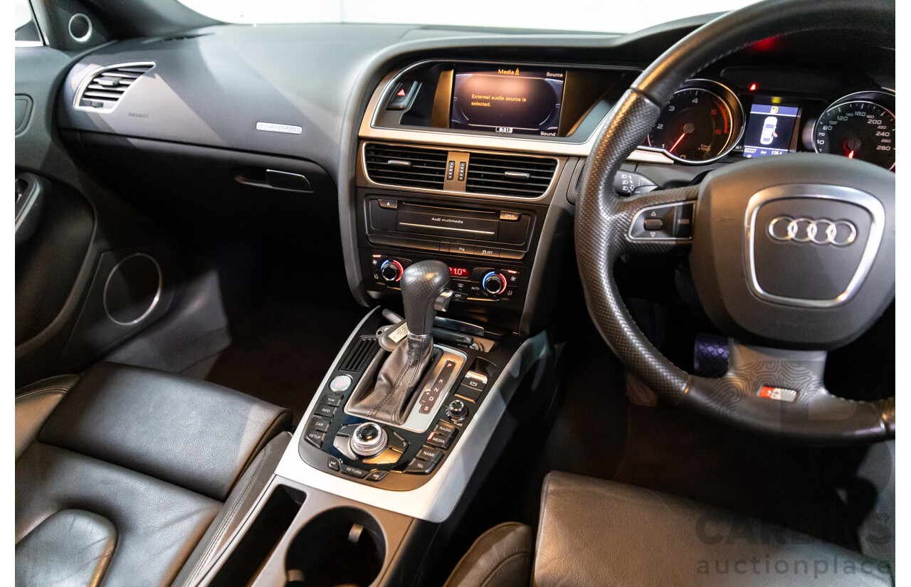 05/2011 Audi A5 Sportback 3.0 TDI Quattro (AWD) 8T MY11 5d Hatchback Ibis White Turbo Diesel V6 3.0L