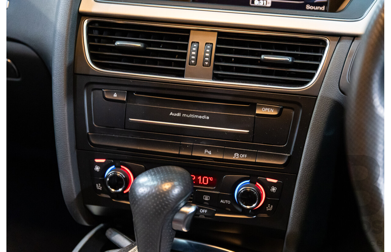 05/2011 Audi A5 Sportback 3.0 TDI Quattro (AWD) 8T MY11 5d Hatchback Ibis White Turbo Diesel V6 3.0L