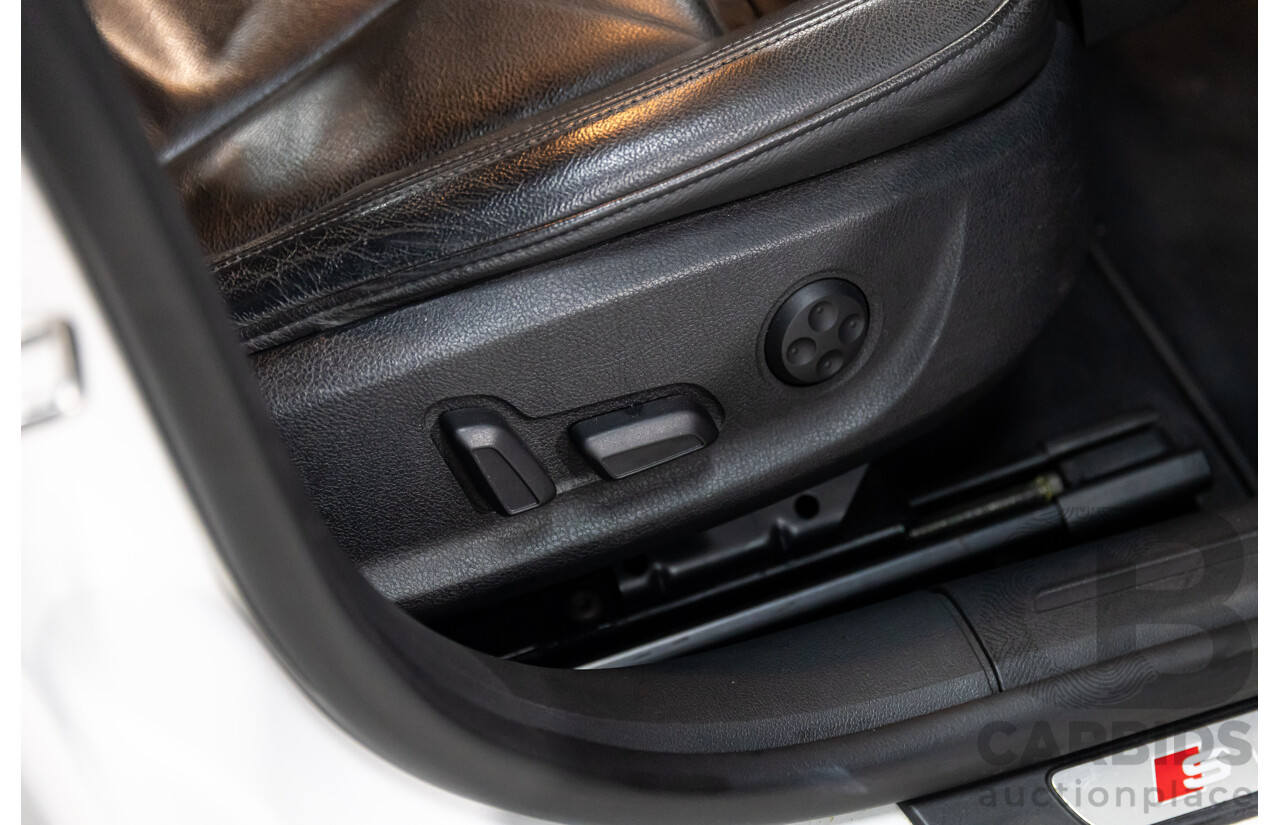 05/2011 Audi A5 Sportback 3.0 TDI Quattro (AWD) 8T MY11 5d Hatchback Ibis White Turbo Diesel V6 3.0L