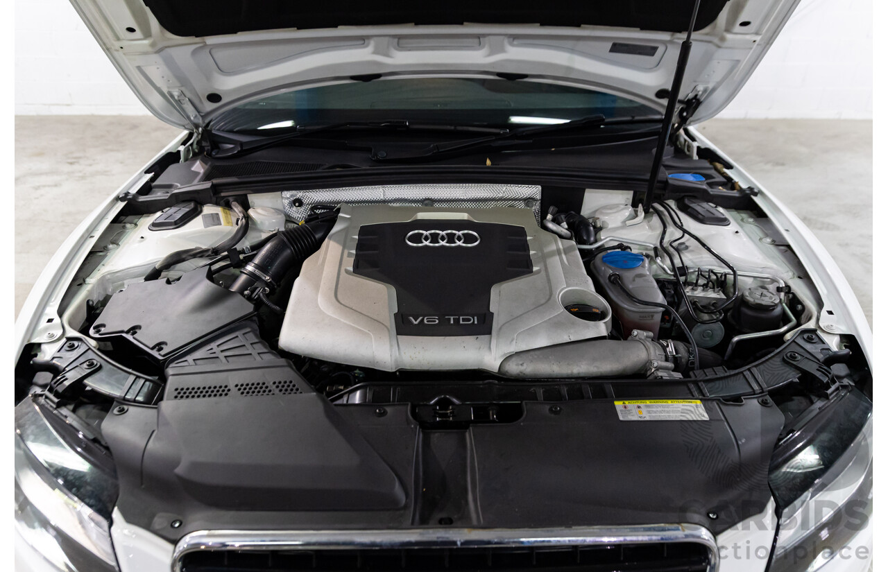 05/2011 Audi A5 Sportback 3.0 TDI Quattro (AWD) 8T MY11 5d Hatchback Ibis White Turbo Diesel V6 3.0L