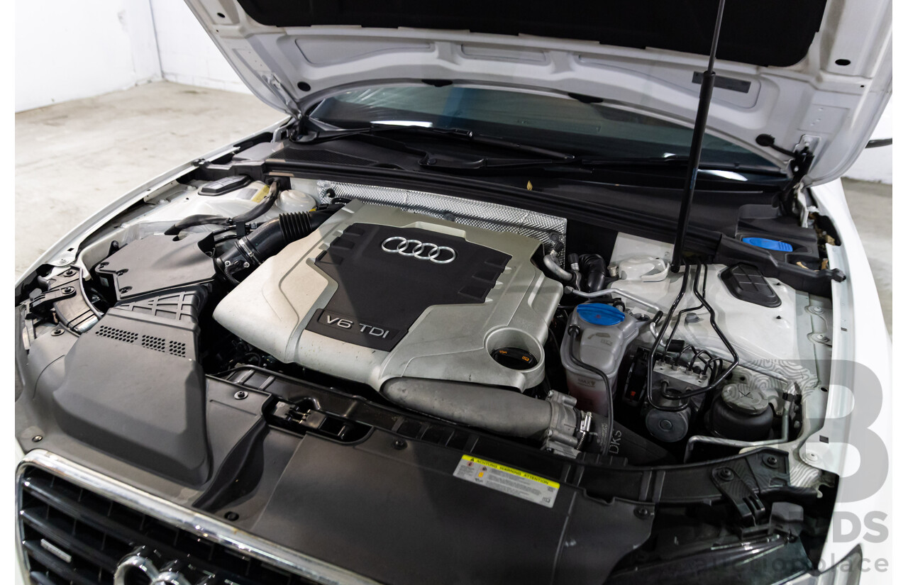 05/2011 Audi A5 Sportback 3.0 TDI Quattro (AWD) 8T MY11 5d Hatchback Ibis White Turbo Diesel V6 3.0L