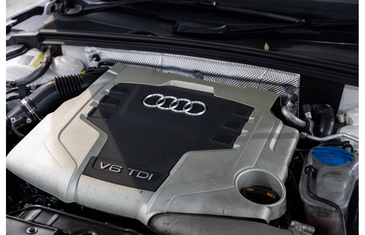 05/2011 Audi A5 Sportback 3.0 TDI Quattro (AWD) 8T MY11 5d Hatchback Ibis White Turbo Diesel V6 3.0L