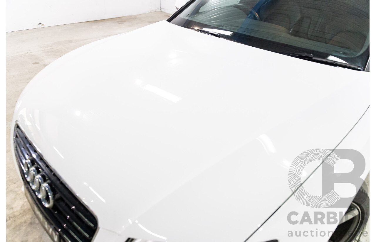 05/2011 Audi A5 Sportback 3.0 TDI Quattro (AWD) 8T MY11 5d Hatchback Ibis White Turbo Diesel V6 3.0L