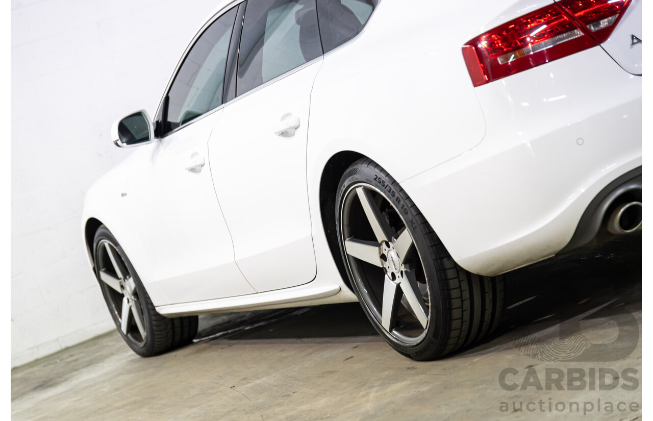 05/2011 Audi A5 Sportback 3.0 TDI Quattro (AWD) 8T MY11 5d Hatchback Ibis White Turbo Diesel V6 3.0L