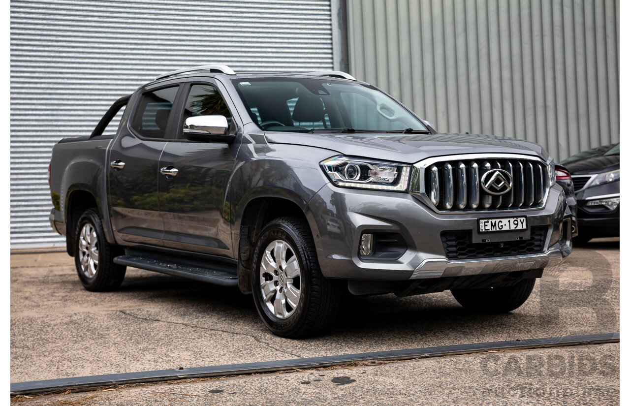 01/2021 LDV T60 Luxe (4x4) 4x4 SK8C Double Cab Utility Lava Grey Metallic Turbo Diesel 2.8L