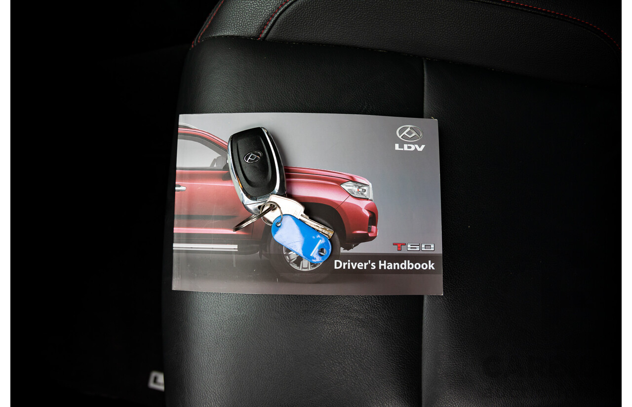 01/2021 LDV T60 Luxe (4x4) 4x4 SK8C Double Cab Utility Lava Grey Metallic Turbo Diesel 2.8L