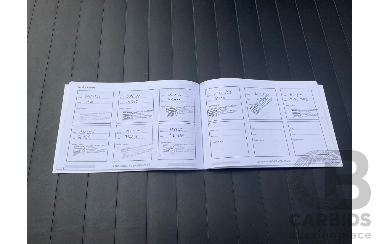 01/2021 LDV T60 Luxe (4x4) 4x4 SK8C Double Cab Utility Lava Grey Metallic Turbo Diesel 2.8L