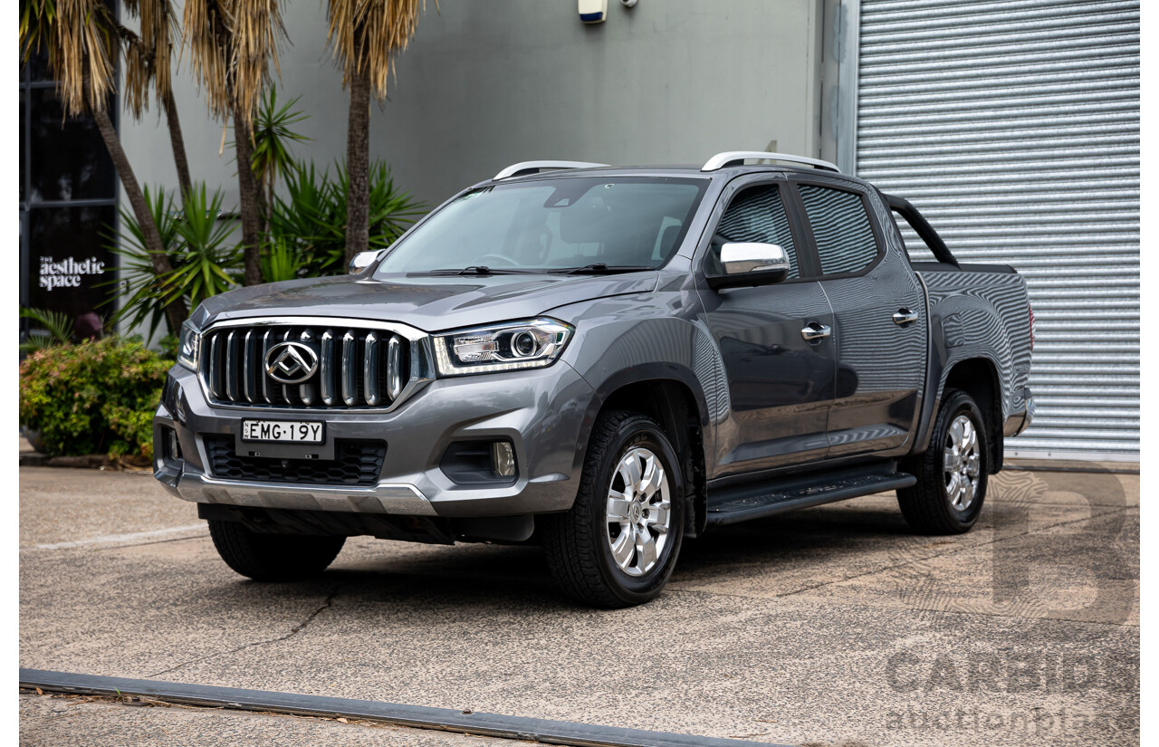 01/2021 LDV T60 Luxe (4x4) 4x4 SK8C Double Cab Utility Lava Grey Metallic Turbo Diesel 2.8L