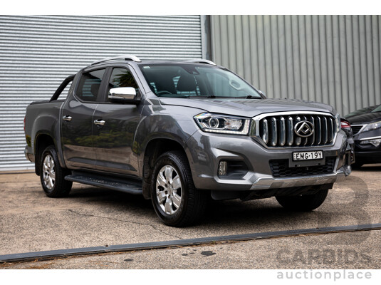 01/2021 LDV T60 Luxe (4x4) 4x4 SK8C Double Cab Utility Lava Grey Metallic Turbo Diesel 2.8L