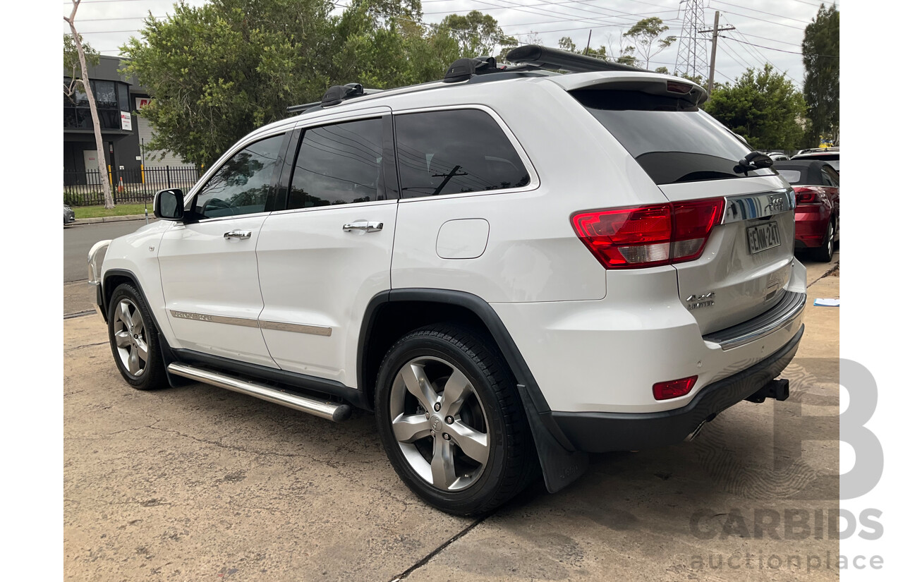 3/2013 Jeep Grand Cherokee Limited (4x4) WK MY13 4d Wagon Bright White Turbo Diesel V6 3.0L