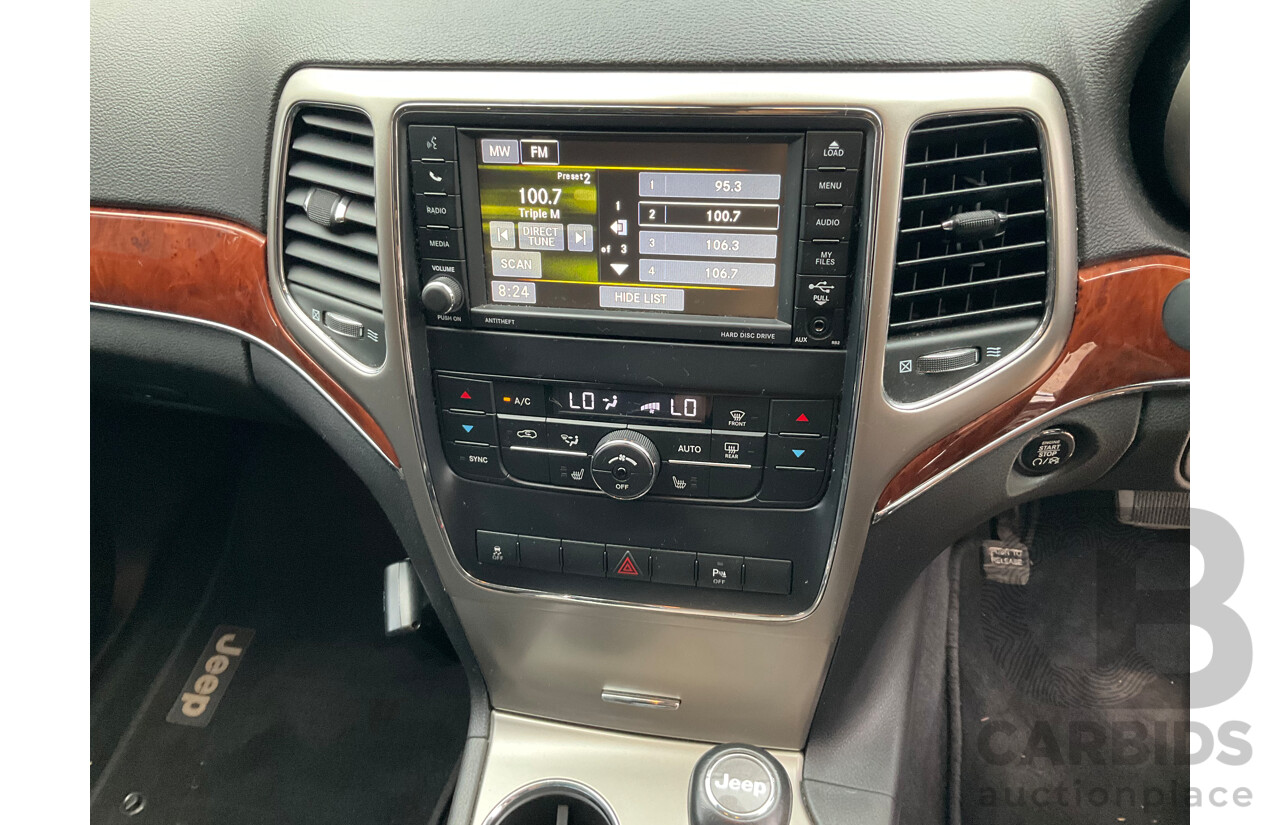 3/2013 Jeep Grand Cherokee Limited (4x4) WK MY13 4d Wagon Bright White Turbo Diesel V6 3.0L