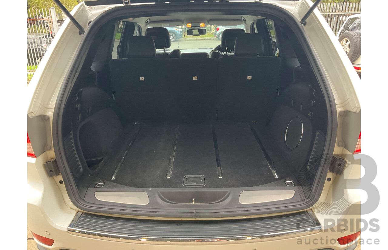 3/2013 Jeep Grand Cherokee Limited (4x4) WK MY13 4d Wagon Bright White Turbo Diesel V6 3.0L