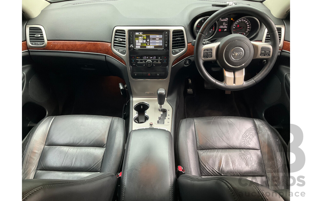 3/2013 Jeep Grand Cherokee Limited (4x4) WK MY13 4d Wagon Bright White Turbo Diesel V6 3.0L