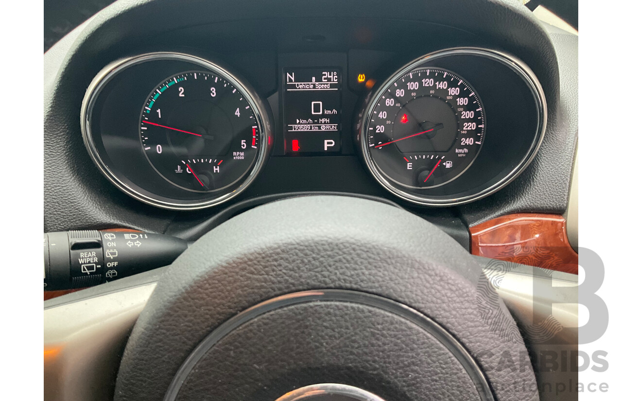 3/2013 Jeep Grand Cherokee Limited (4x4) WK MY13 4d Wagon Bright White Turbo Diesel V6 3.0L