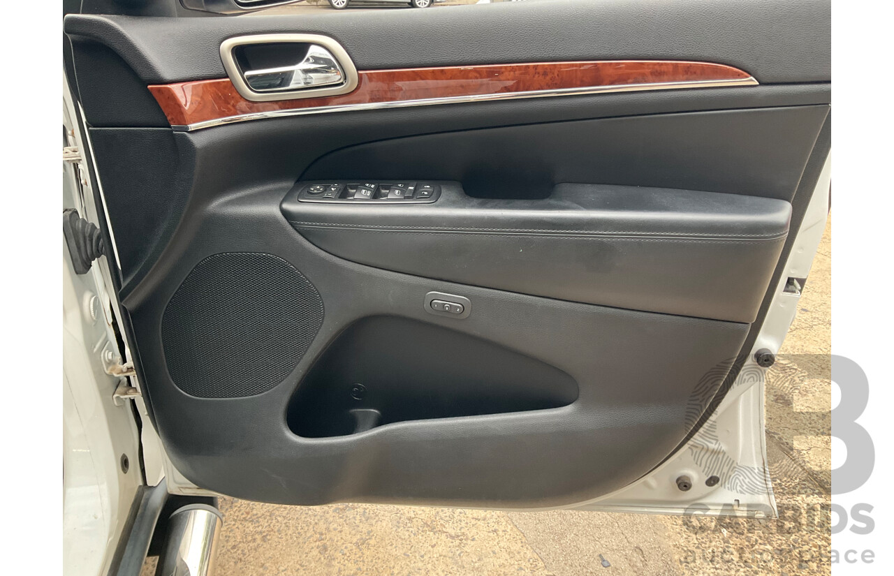 3/2013 Jeep Grand Cherokee Limited (4x4) WK MY13 4d Wagon Bright White Turbo Diesel V6 3.0L