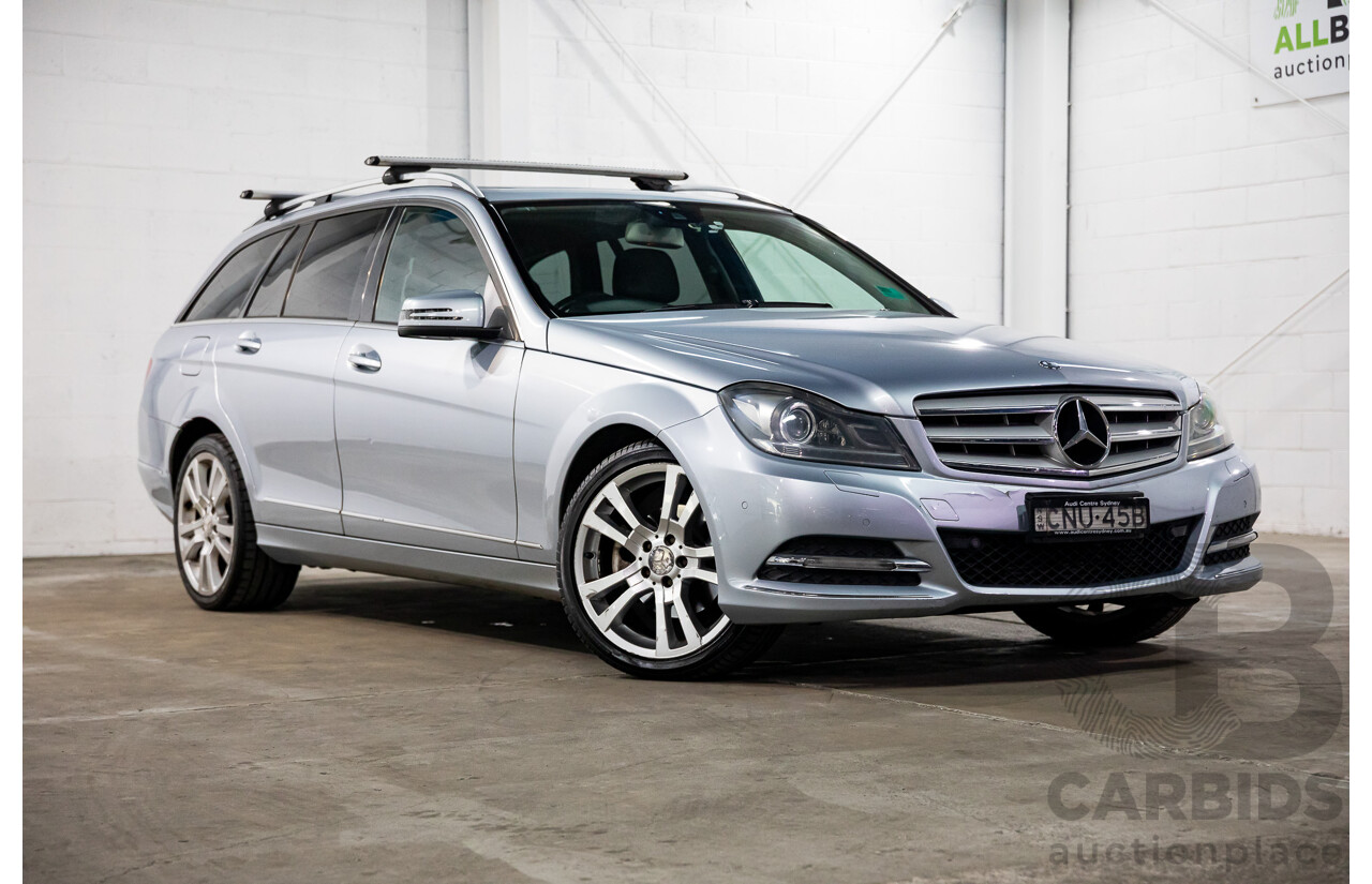 9/2012 Mercedes-Benz C250 CDI Avantgarde BE W204 MY12 4d Wagon Diamond Silver Metallic Turbo Diesel 2.1L