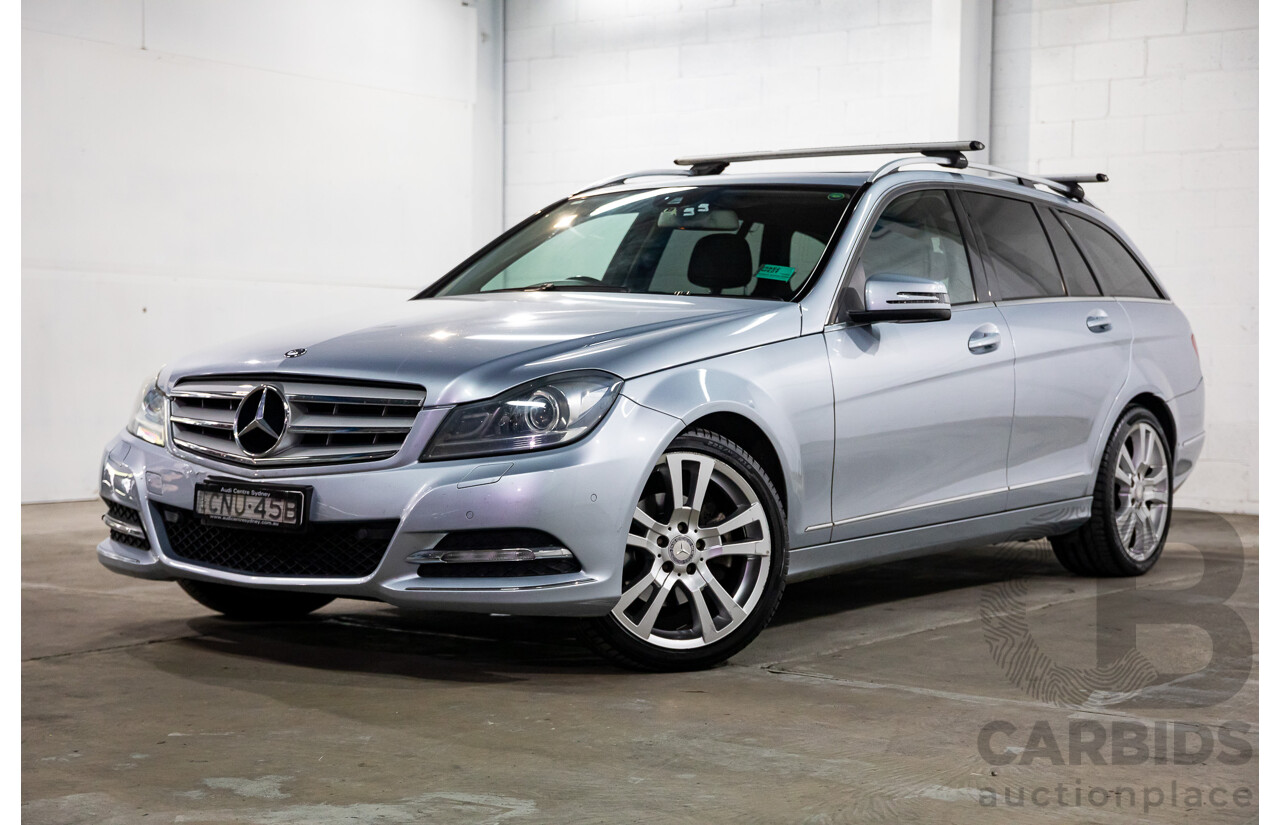 9/2012 Mercedes-Benz C250 CDI Avantgarde BE W204 MY12 4d Wagon Diamond Silver Metallic Turbo Diesel 2.1L