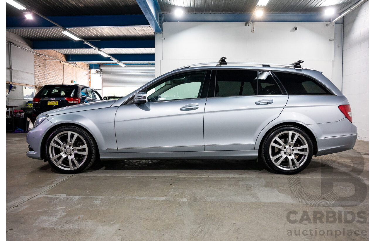 9/2012 Mercedes-Benz C250 CDI Avantgarde BE W204 MY12 4d Wagon Diamond Silver Metallic Turbo Diesel 2.1L