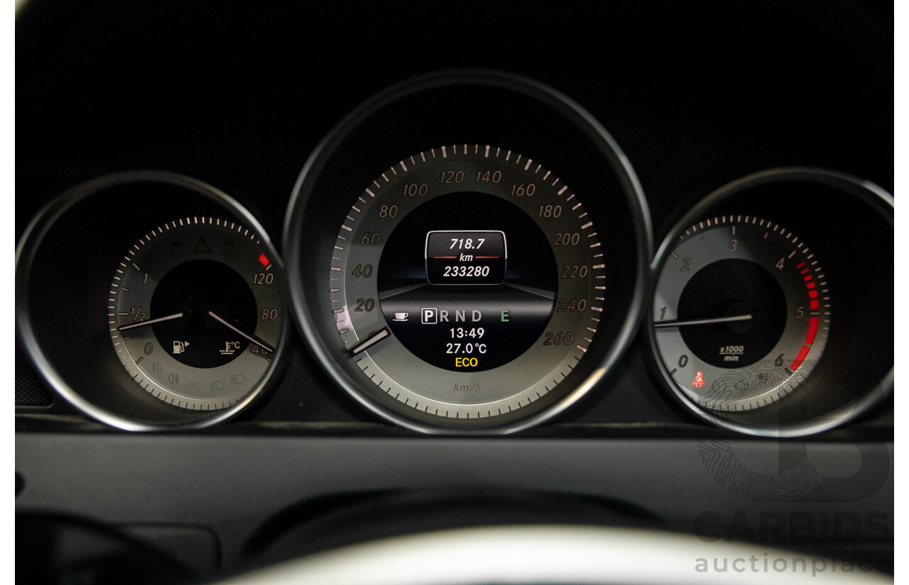 9/2012 Mercedes-Benz C250 CDI Avantgarde BE W204 MY12 4d Wagon Diamond Silver Metallic Turbo Diesel 2.1L