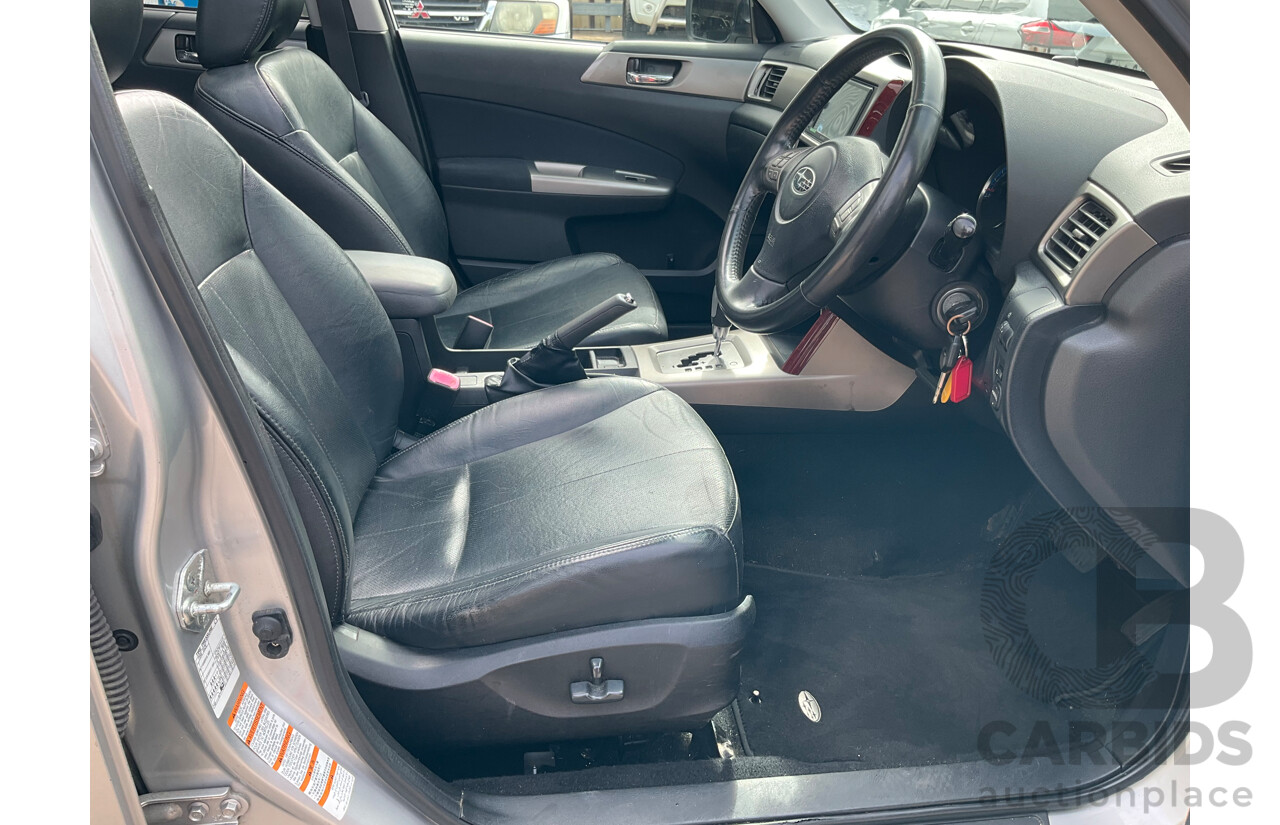 10/2008 Subaru Forester XS Premium MY09 4d Wagon Spark Silver Metallic 2.5L