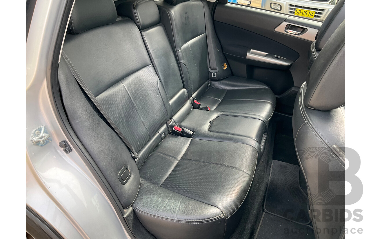 10/2008 Subaru Forester XS Premium MY09 4d Wagon Spark Silver Metallic 2.5L