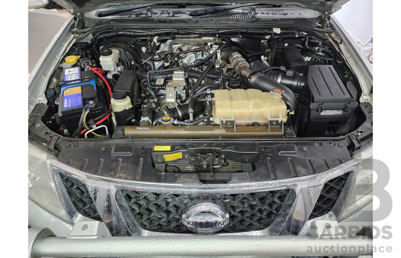 1/2014 Nissan Navara ST-X 550 (4x4) D40 Dual Cab Utility Silver 3.0L