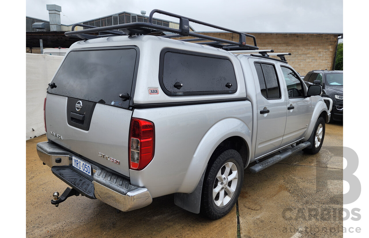 1/2014 Nissan Navara ST-X 550 (4x4) D40 Dual Cab Utility Silver 3.0L