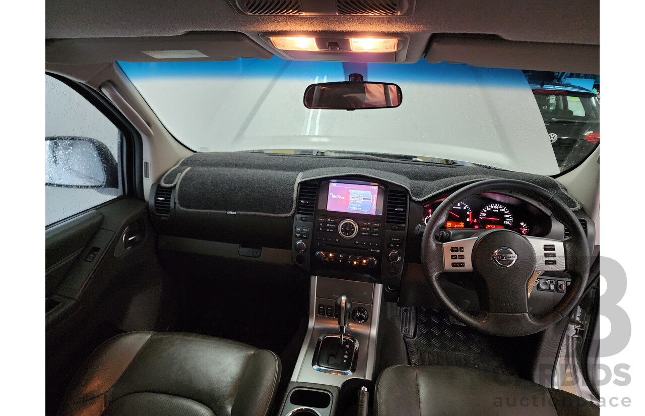 1/2014 Nissan Navara ST-X 550 (4x4) D40 Dual Cab Utility Silver 3.0L