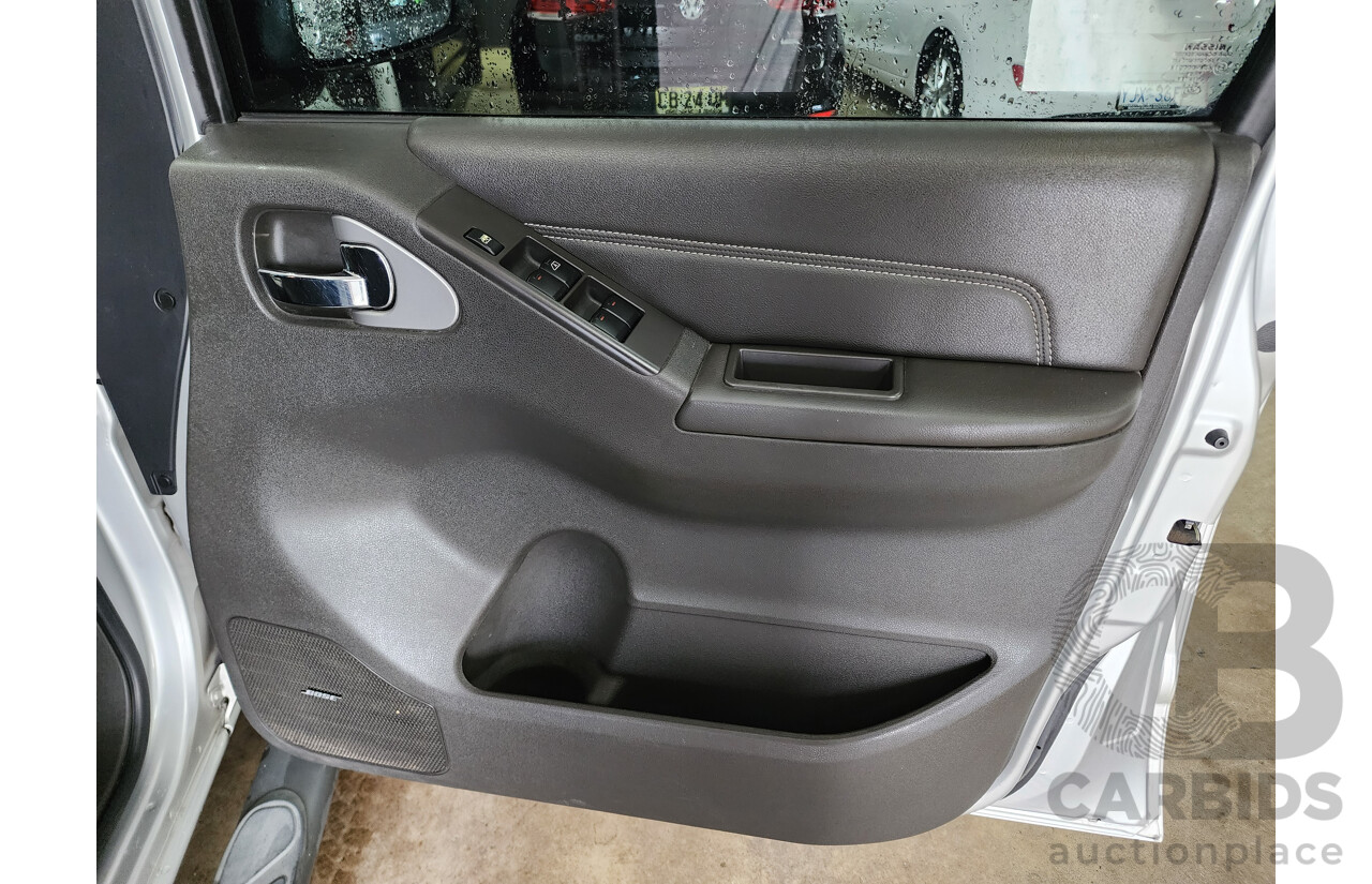 1/2014 Nissan Navara ST-X 550 (4x4) D40 Dual Cab Utility Silver 3.0L