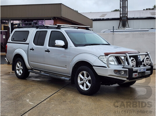 1/2014 Nissan Navara ST-X 550 (4x4) D40 Dual Cab Utility Silver 3.0L