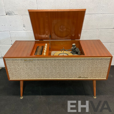 Vintage AWA Radiola Radiogram, Australian Made Audio Cabinet - Radio and a Record Palyer