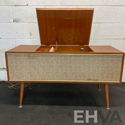 Vintage AWA Radiola Radiogram, Australian Made Audio Cabinet - Radio and a Record Palyer