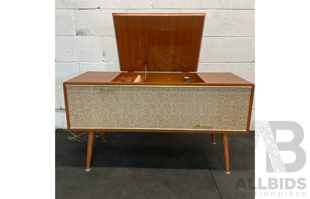 Vintage AWA Radiola Radiogram, Australian Made Audio Cabinet - Radio and a Record Palyer