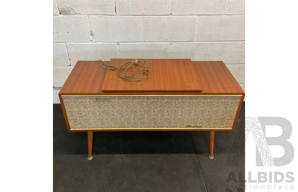 Vintage AWA Radiola Radiogram, Australian Made Audio Cabinet - Radio and a Record Palyer
