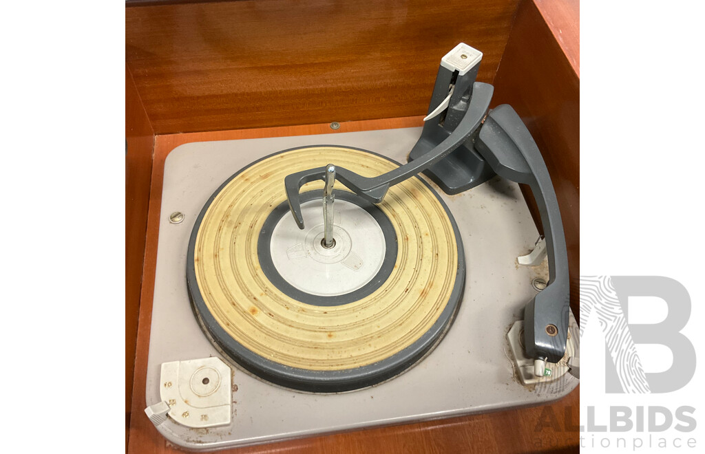 Vintage AWA Radiola Radiogram, Australian Made Audio Cabinet - Radio and a Record Palyer