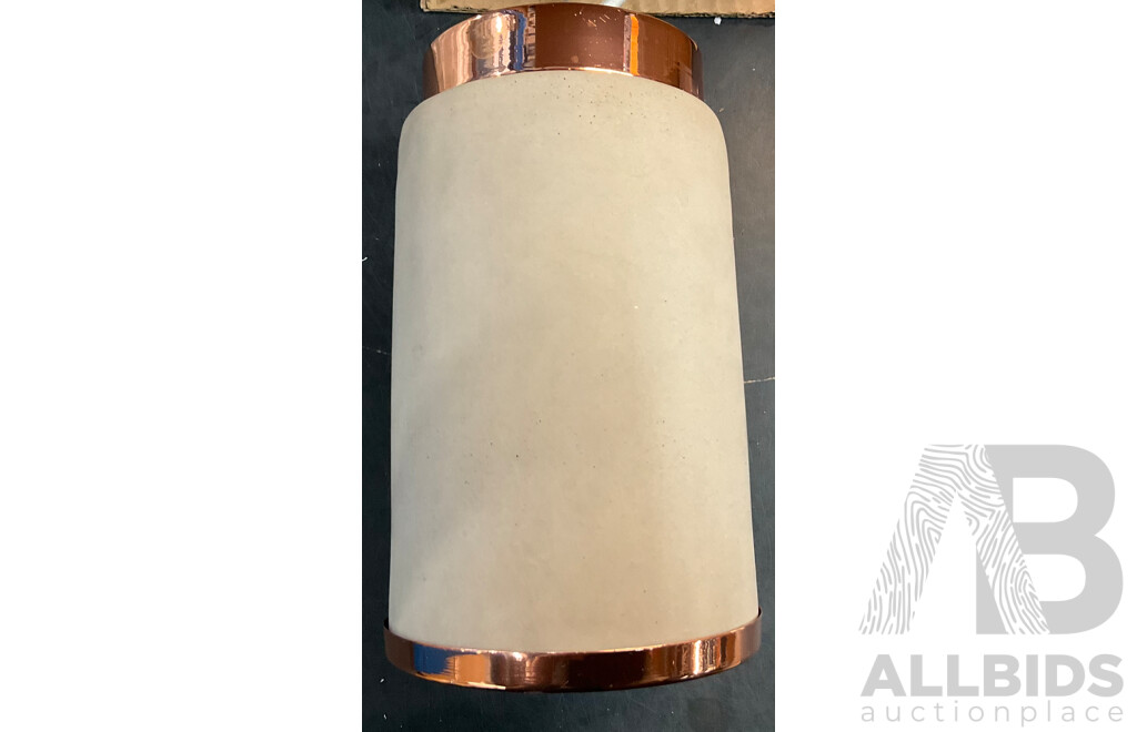 Morden Concrete Ceiling Pendant Lamp ( 2 Styles)  - Lot of 6