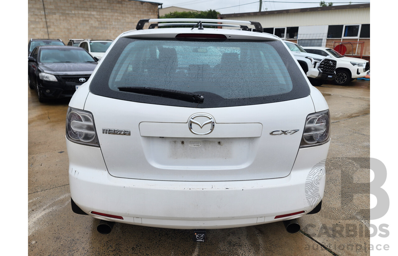 10/2008 Mazda Cx-7 Luxury (4x4) ER 4d Wagon White 2.3L