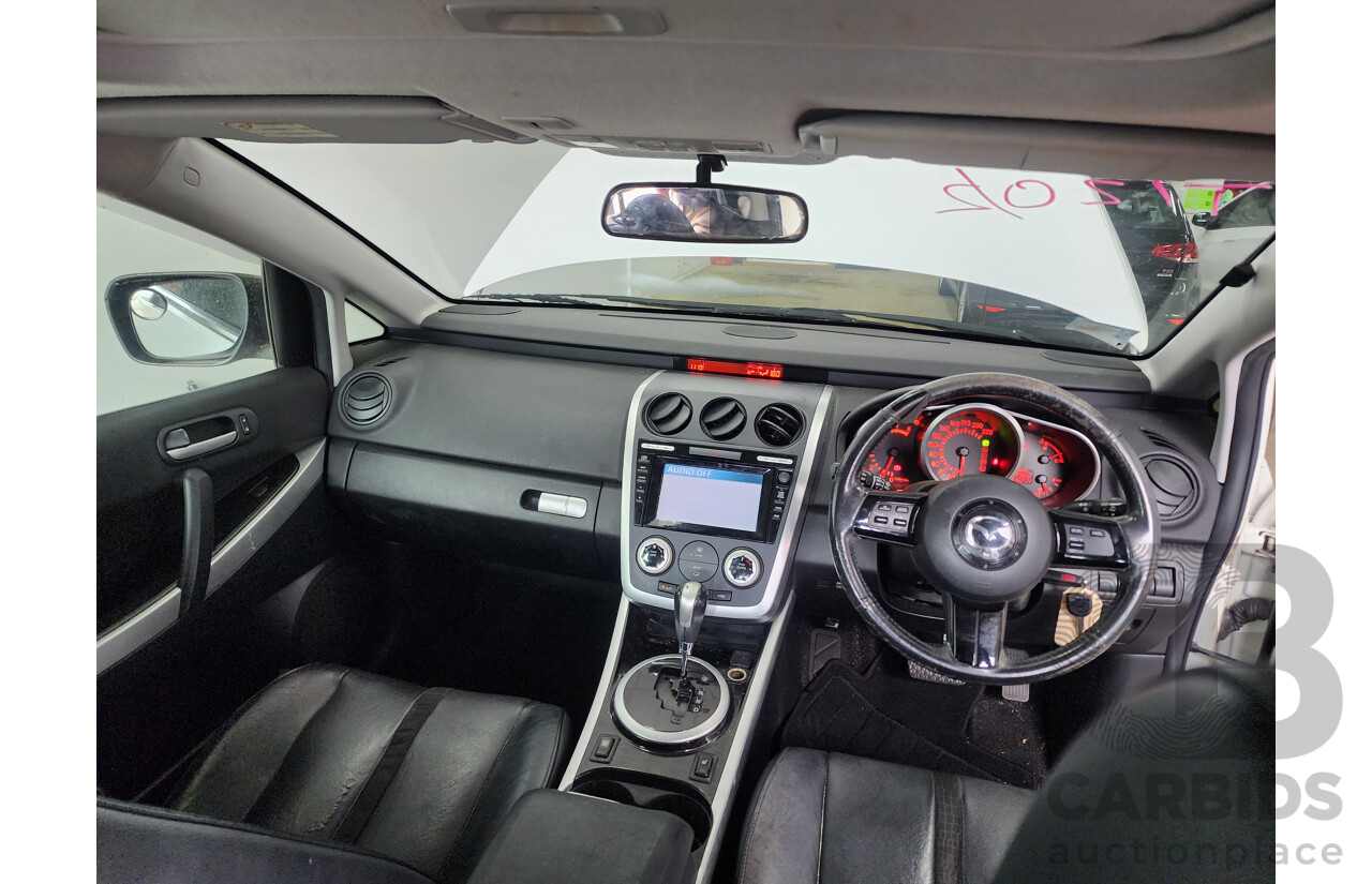 10/2008 Mazda Cx-7 Luxury (4x4) ER 4d Wagon White 2.3L