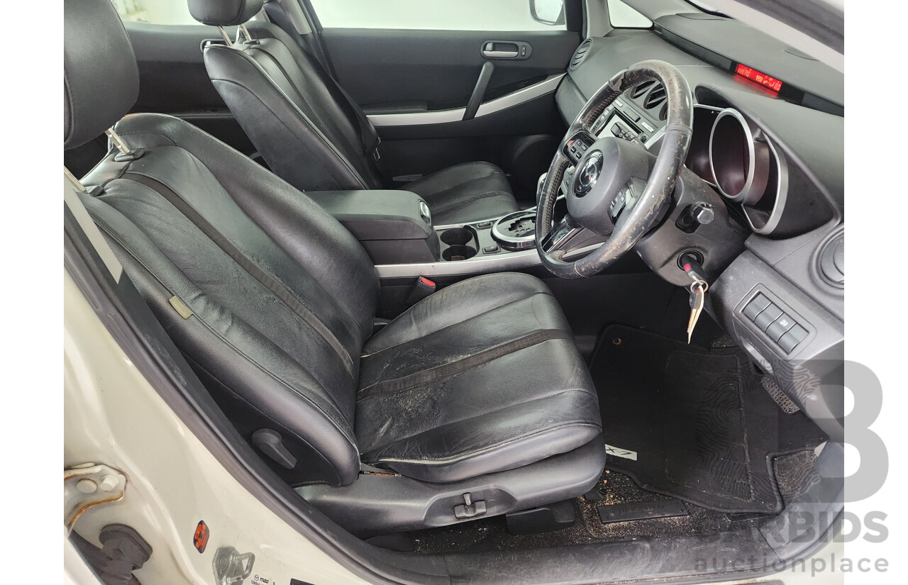 10/2008 Mazda Cx-7 Luxury (4x4) ER 4d Wagon White 2.3L
