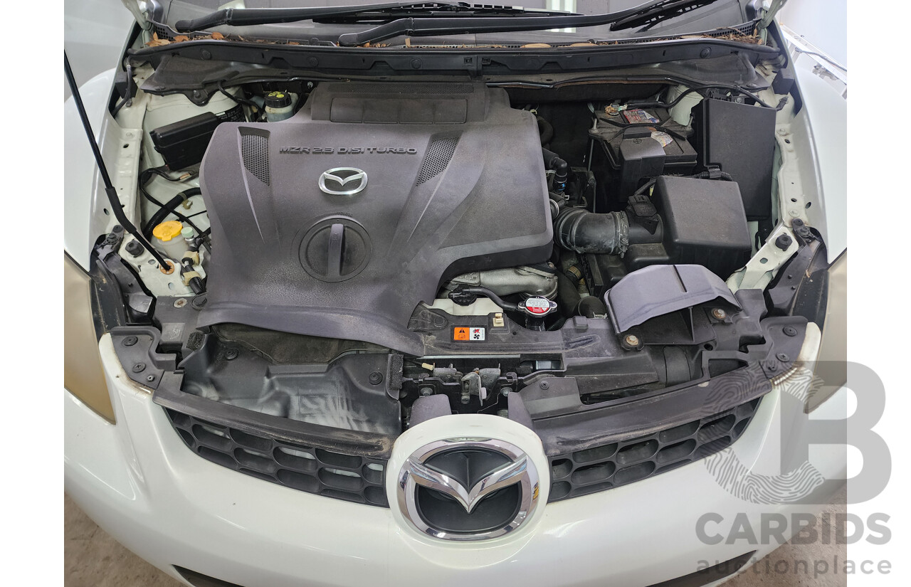 10/2008 Mazda Cx-7 Luxury (4x4) ER 4d Wagon White 2.3L