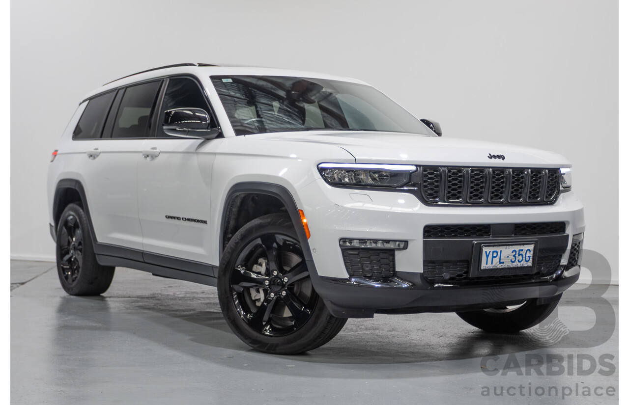 7/2022 Jeep Grand Cherokee L Night Eagle (4x4) WL MY22 4D Wagon Bright White 3.6L V6 - 7 Seater