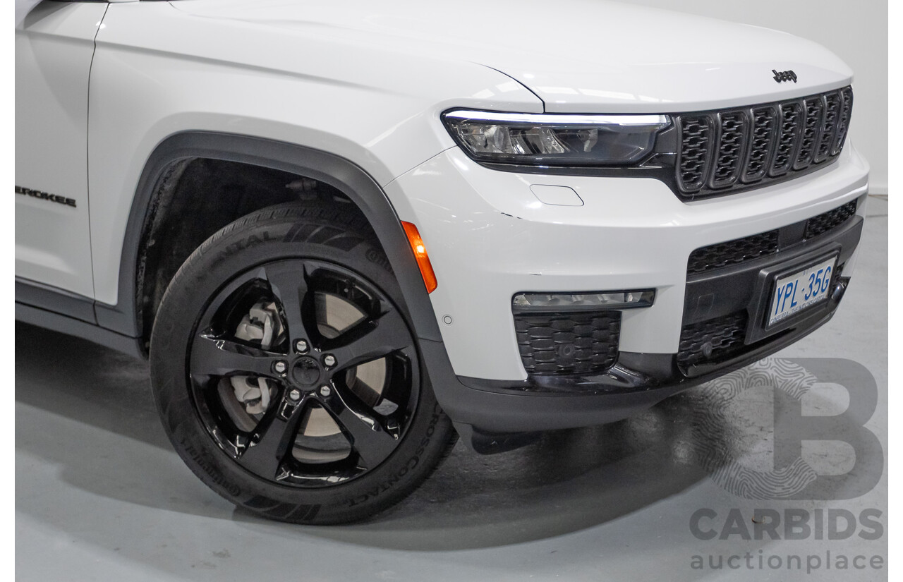 7/2022 Jeep Grand Cherokee L Night Eagle (4x4) WL MY22 4D Wagon Bright White 3.6L V6 - 7 Seater