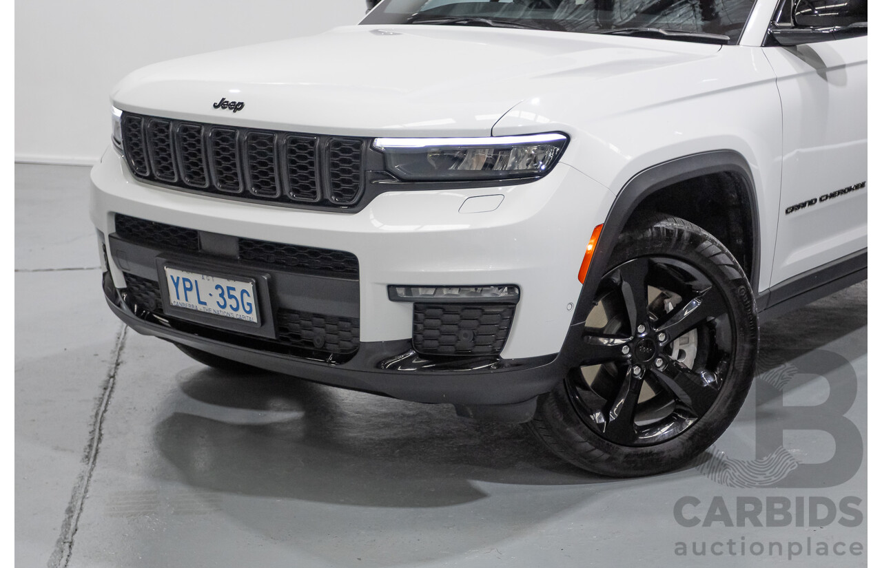 7/2022 Jeep Grand Cherokee L Night Eagle (4x4) WL MY22 4D Wagon Bright White 3.6L V6 - 7 Seater