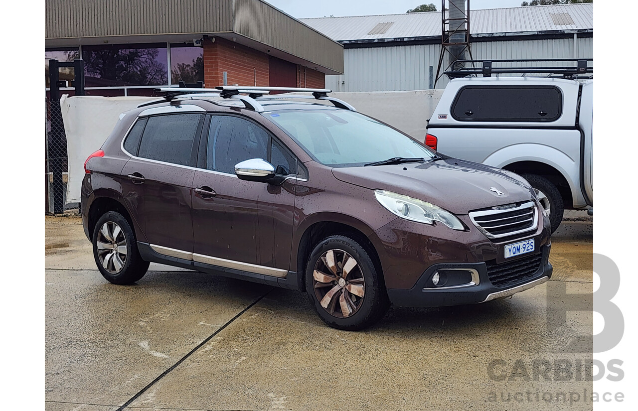 1/2015 Peugeot 2008 Allure  4d Wagon Brown 1.6L