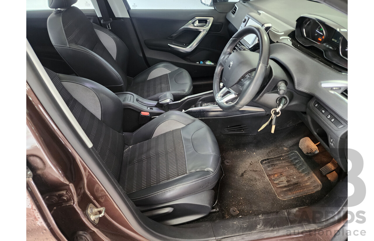 1/2015 Peugeot 2008 Allure  4d Wagon Brown 1.6L