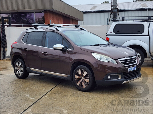 1/2015 Peugeot 2008 Allure  4d Wagon Brown 1.6L