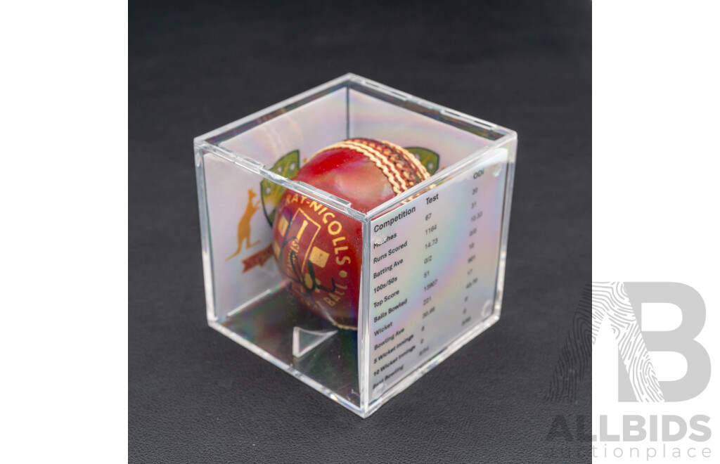 Peter Siddle Signed Cricket Ball