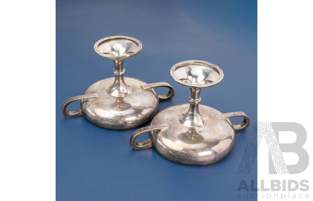 Pair of Sterling Silver Trophies, Hardy Brothers, Birmingham, 1919
