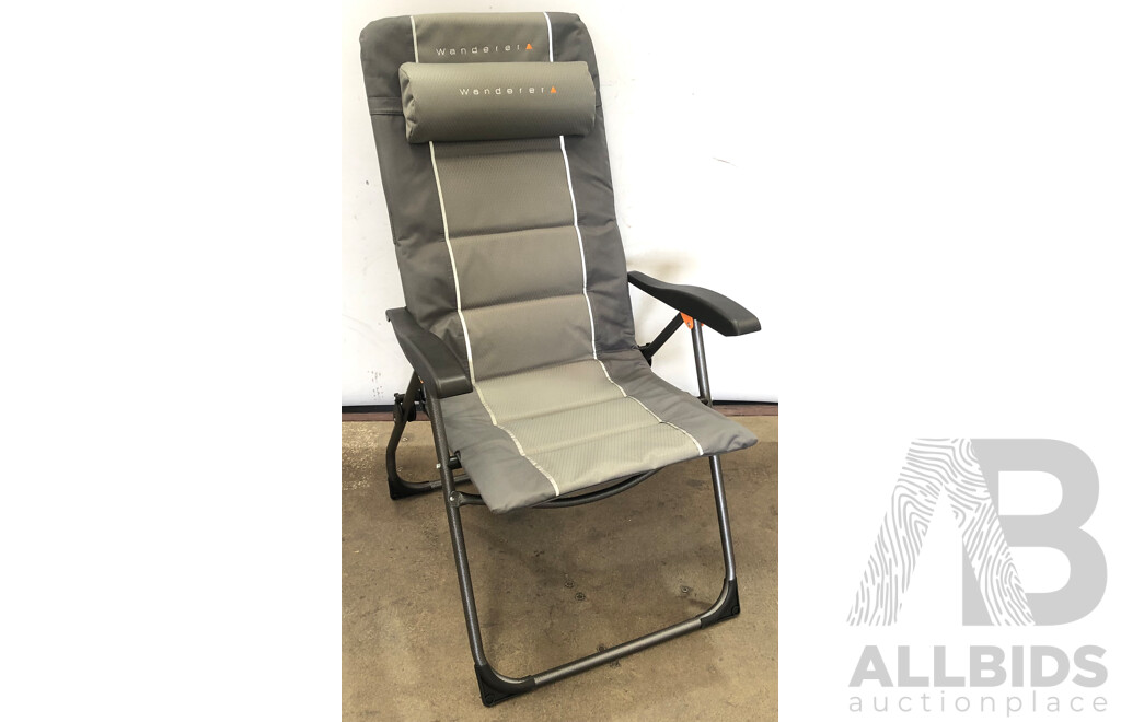 Wanderer Eight Position Reclining Camp Chairs - Lot of Two - New